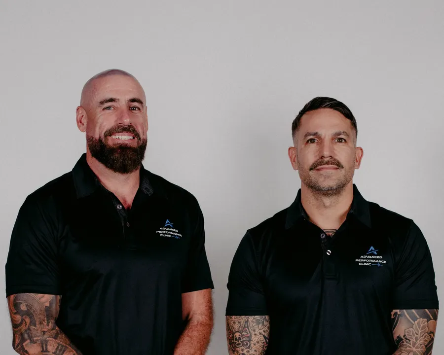 Ken O'Callaghan and Adam Robertson, founders of Advanced Performance Clinic
